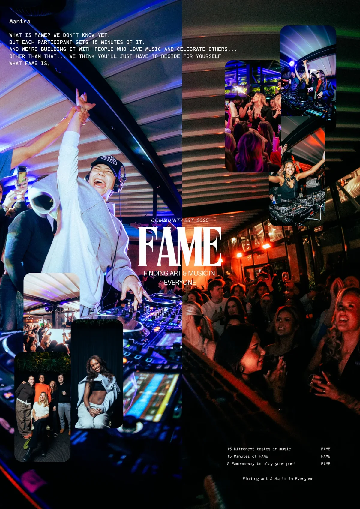 Corporate FAME experience